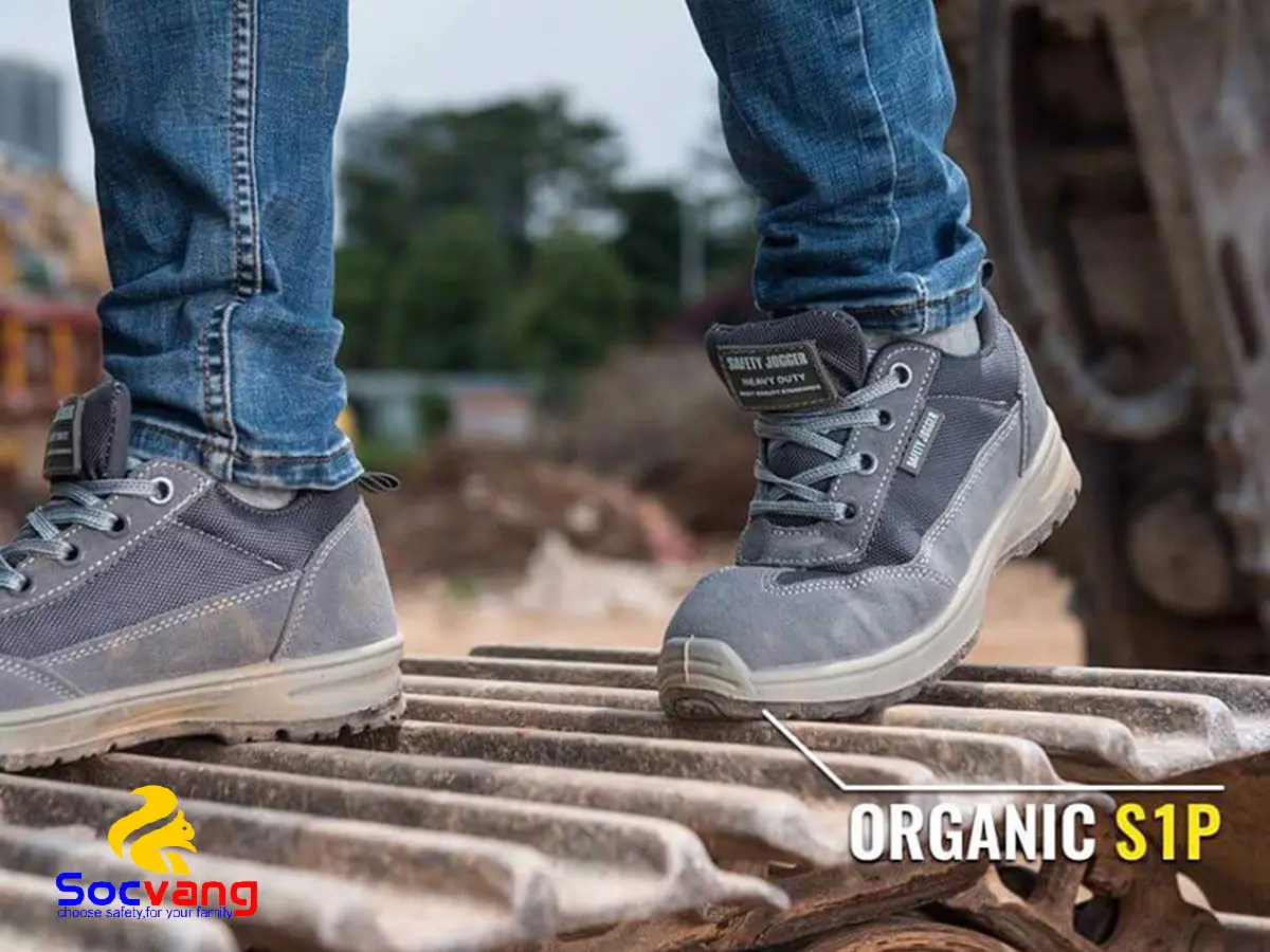 Giày bảo hộ Jogger Organnic S1P bảo vệ an toàn đôi chân khi làm việc tại các công trường
